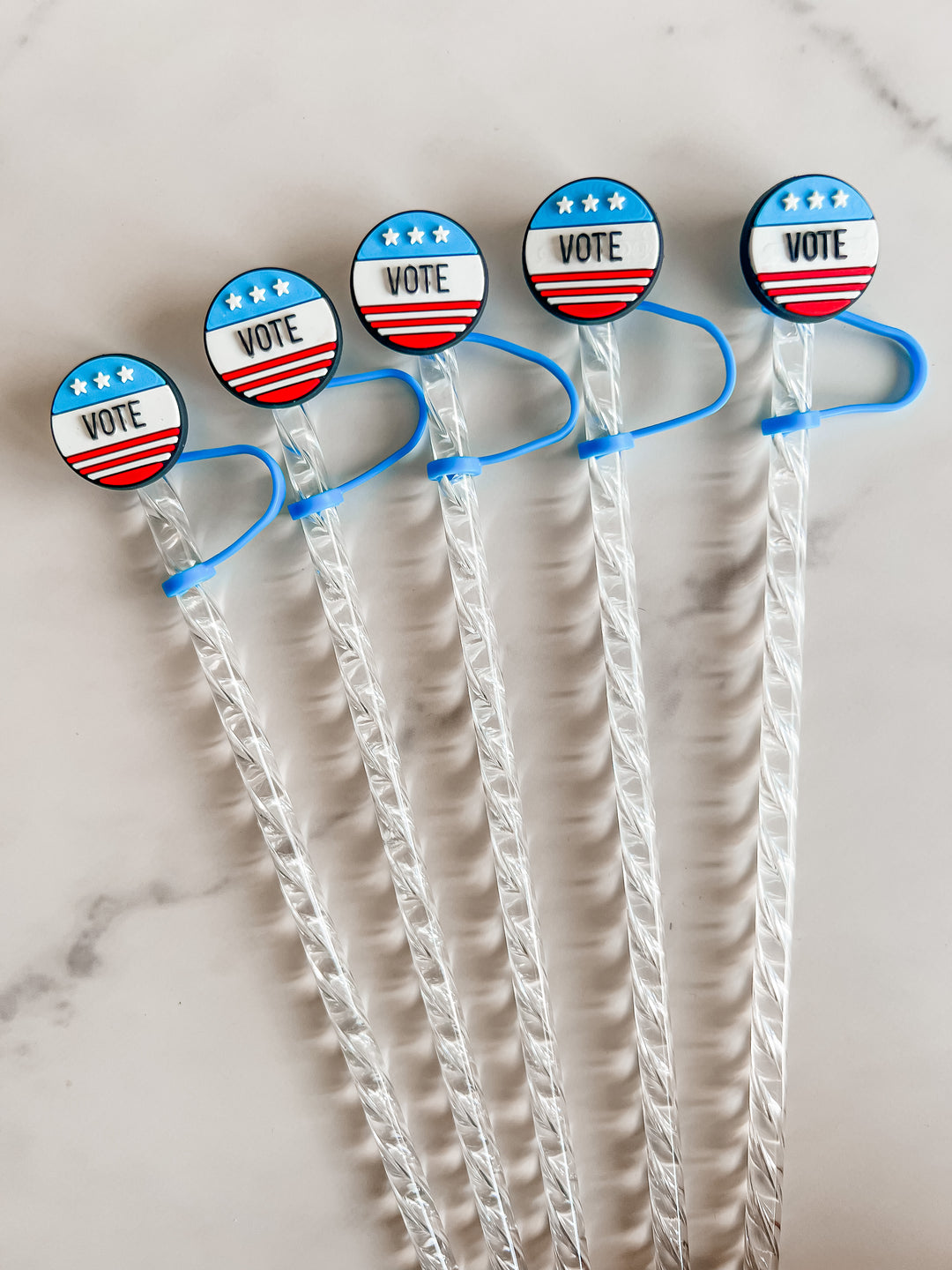Vote straw cover 5pk