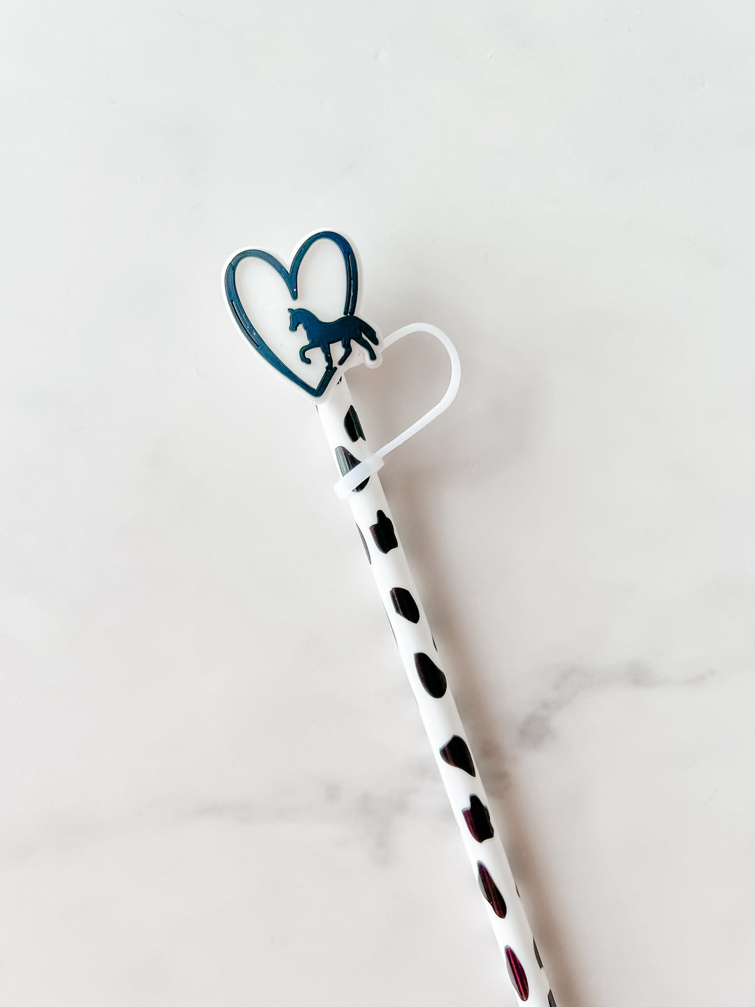Horse heart straw cover