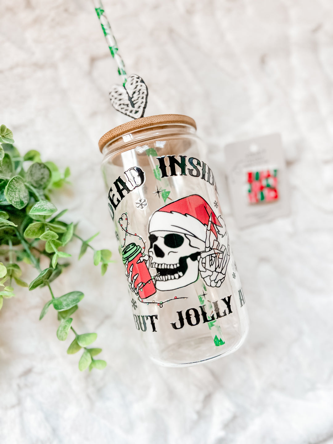 Dead Inside but jolly AF UV DTF WRAP ONLY