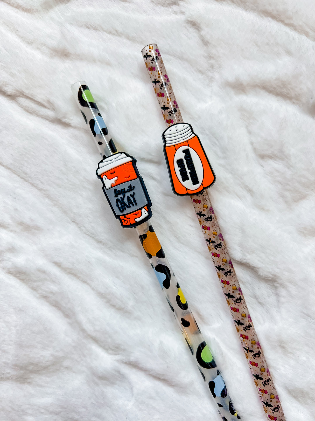 Pumpkin Spice straw charm