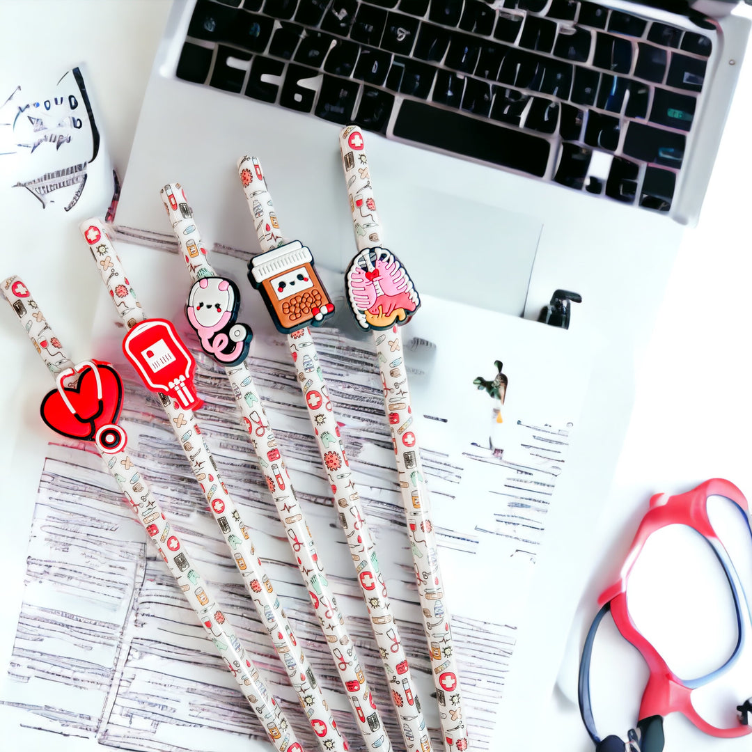 Medical pack straw accessory