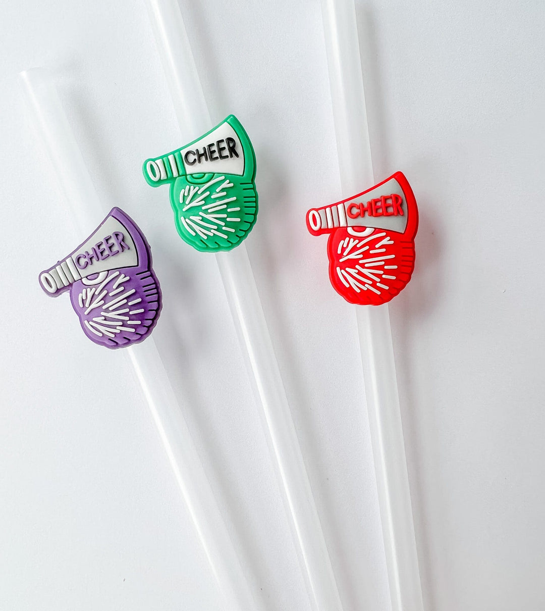 5 pack Cheer straw accessory
