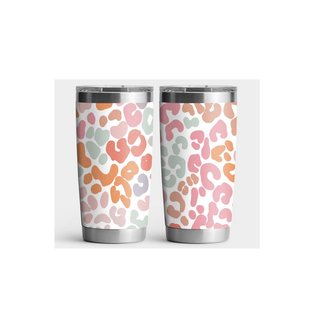 Reusable Straws Swirl Pink & Clear Plastic Acrylic 9” Rings BPA Free Swirly