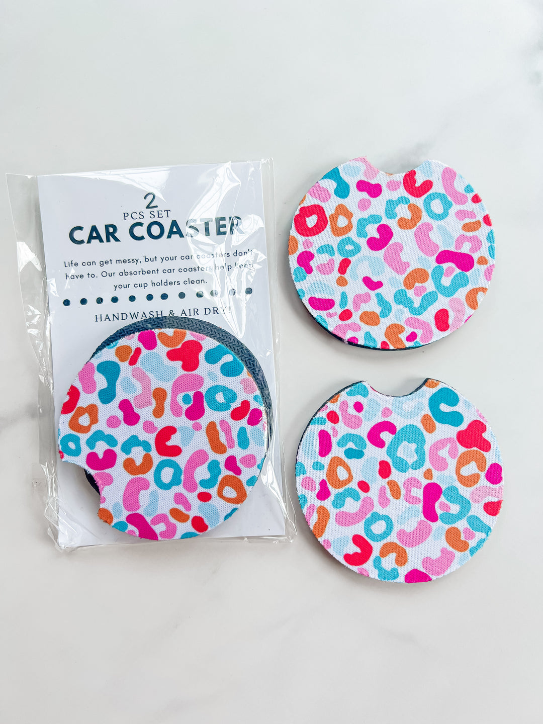 12 Gauge Car Coaster | Car Coasters set of 2 | Bullet Car Coaster |  Sandstone Car Coaster | Rubber Car Coaster | Car Coasters for Men