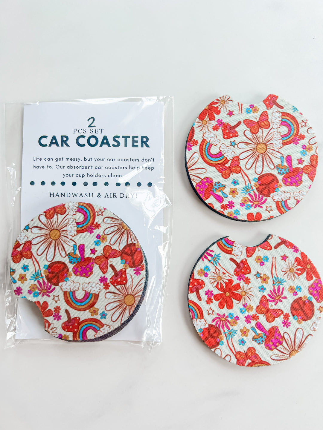 2 Pk Car Coaster set