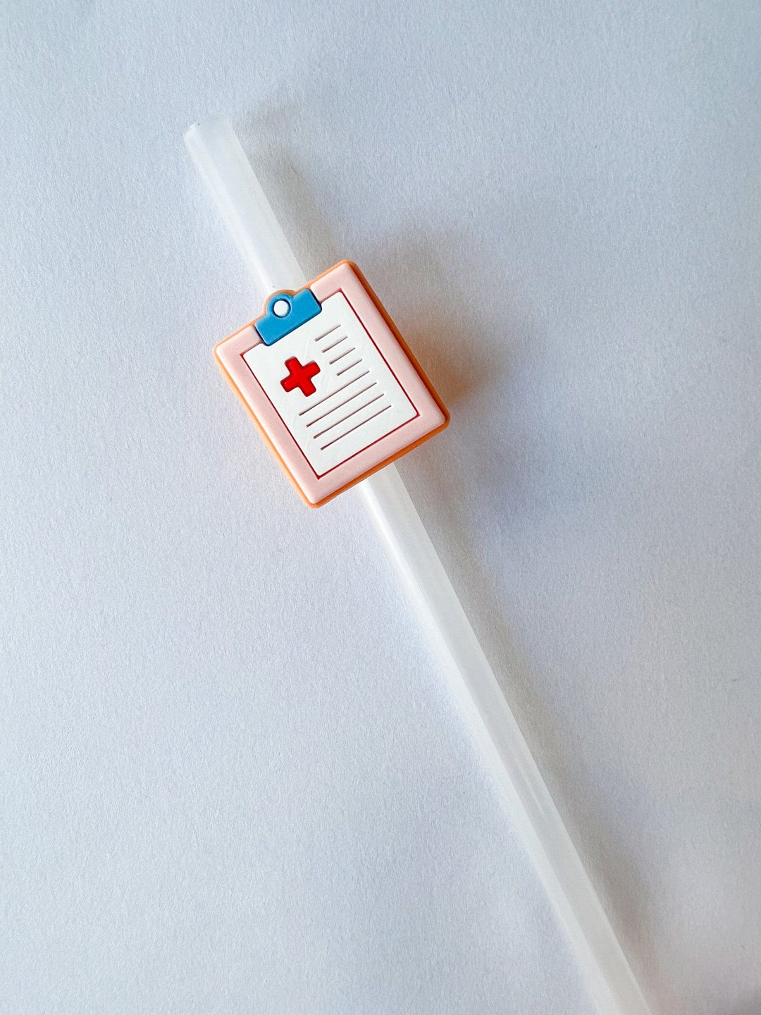 Medical notepad  straw accessory